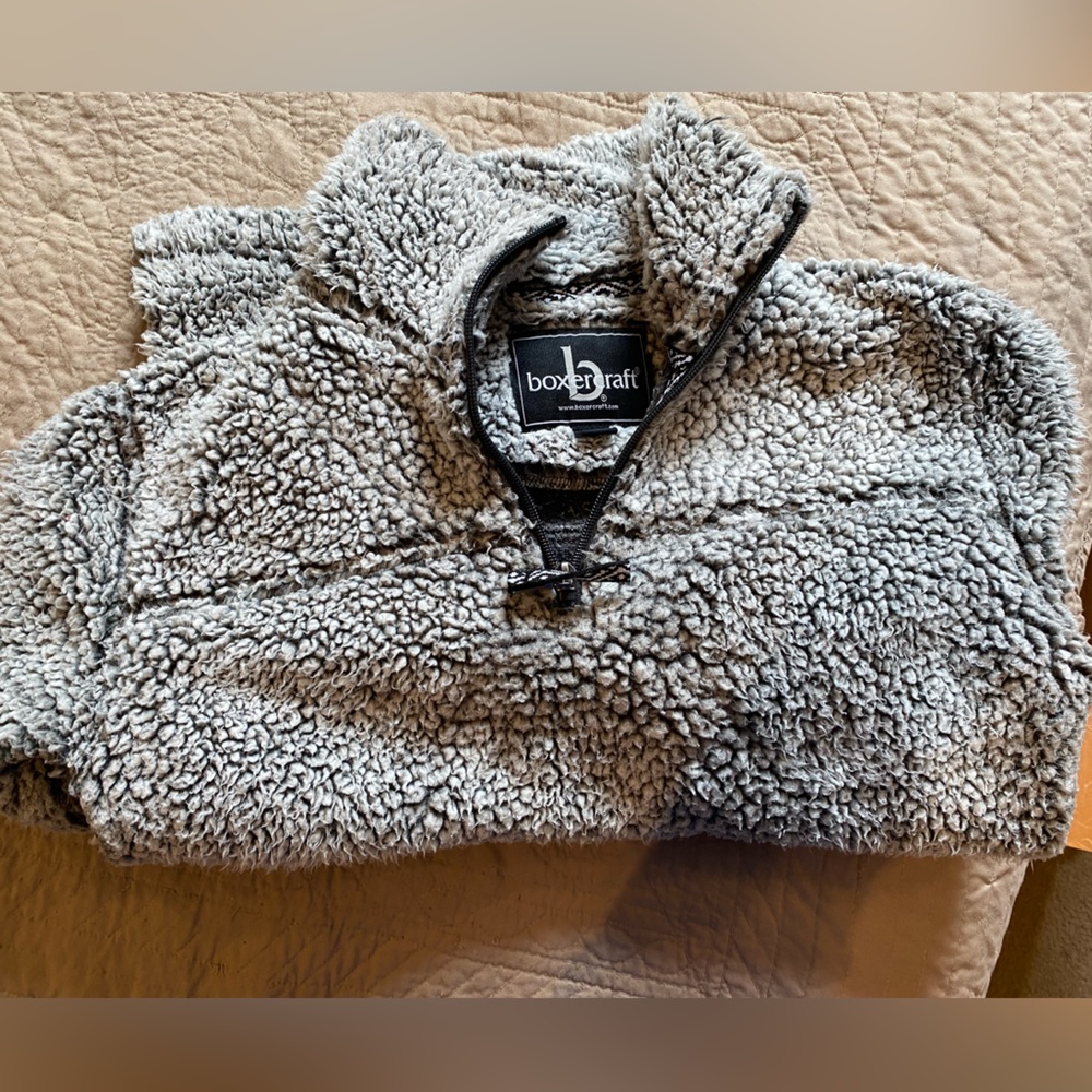 Girls Sherpa Quarter Zip Pullover